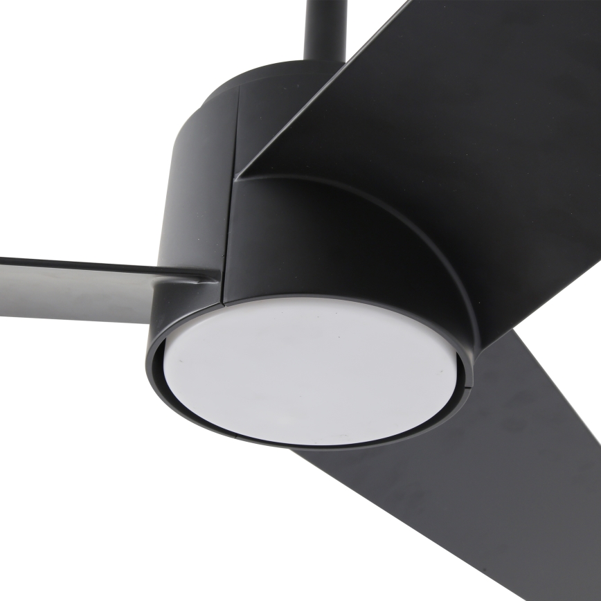 ZEVENTI - LED stropni ventilator ORVIETO LED/18W/230V 3000-6000K Wi-Fi Tuya crni + daljinski upravljač