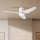 ZEVENTI - LED Stropni ventilator PADUA LED/18W/230V 3000-6000K Wi-Fi Tuya bijela + daljinski upravljač