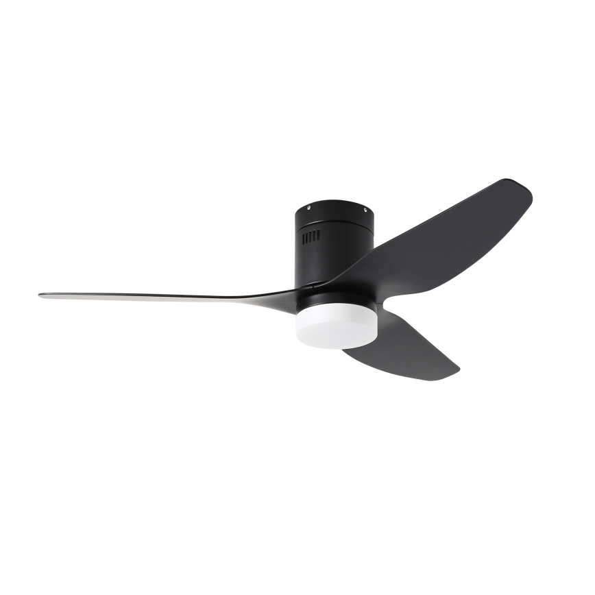 ZEVENTI - LED Prigušivi stropni ventilator PADUA LED/18W/230V 3000-6000K Wi-Fi Tuya crna + daljinski upravljač