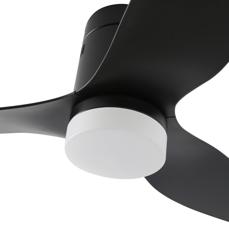 ZEVENTI - LED Prigušivi stropni ventilator PADUA LED/18W/230V 3000-6000K Wi-Fi Tuya crna + daljinski upravljač