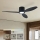 ZEVENTI - LED stropni ventilator s prigušivanjem VENTORA LED/24W/230V 3000/4000/6000K Wi-Fi Tuya crna + daljinski upravljač