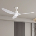 ZEVENTI - LED Stropni ventilator URBINO LED/20W/230V 3000-6000K Wi-Fi Tuya bijela + daljinski upravljač