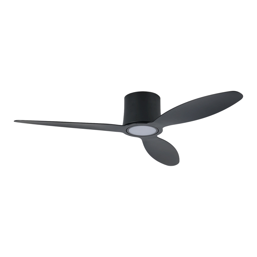 ZEVENTI - LED stropni ventilator s prigušivanjem VENTORA LED/24W/230V 3000/4000/6000K Wi-Fi Tuya crna + daljinski upravljač