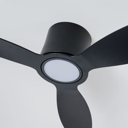 ZEVENTI - LED stropni ventilator s prigušivanjem VENTORA LED/24W/230V 3000/4000/6000K Wi-Fi Tuya crna + daljinski upravljač
