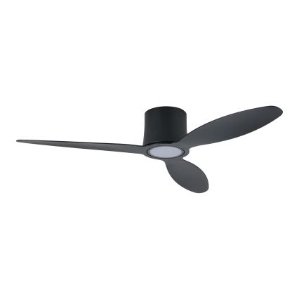 ZEVENTI - LED stropni ventilator s mogućnošću prigušivanja VENTORA LED/24W/230V 3000/4000/6000K Wi-Fi Tuya crna + daljinski upravljač