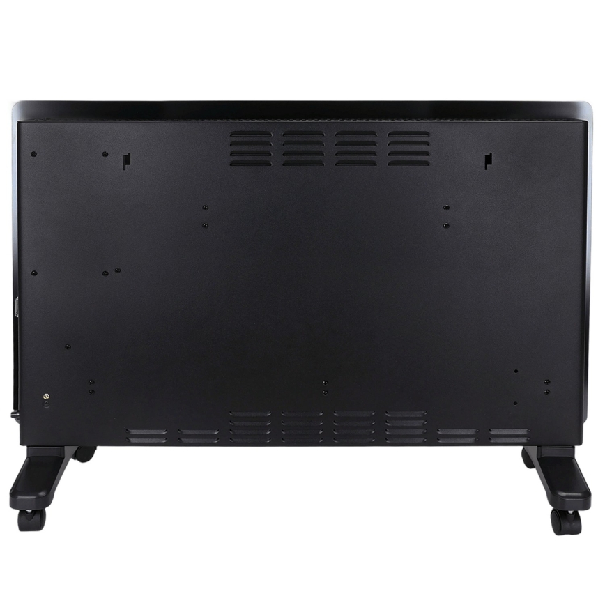 ZEVENTI - Pametni električni grijač/konvektor s LCD zaslonom ECO/1000/2000W/230V Wi-Fi crna