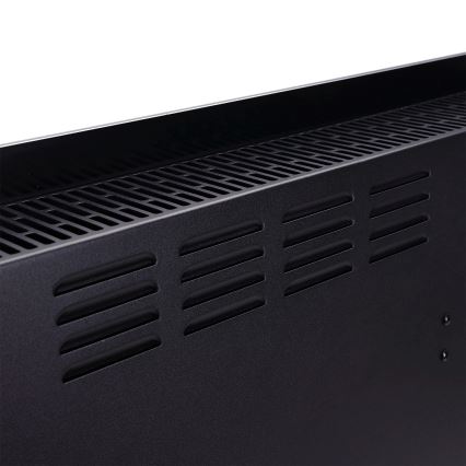 ZEVENTI - Pametni električni grijač/konvektor s LCD zaslonom ECO/1000/2000W/230V Wi-Fi crna