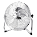 ZEVENTI - Podni ventilator FLOW 60W/230V 44,5 cm sjajni krom