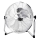 ZEVENTI - Podni ventilator FLOW 60W/230V 44,5 cm sjajni krom