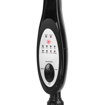 ZEVENTI - Stajaći ventilator FLOW 55W/230V 130 cm crne boje + daljinski upravljač