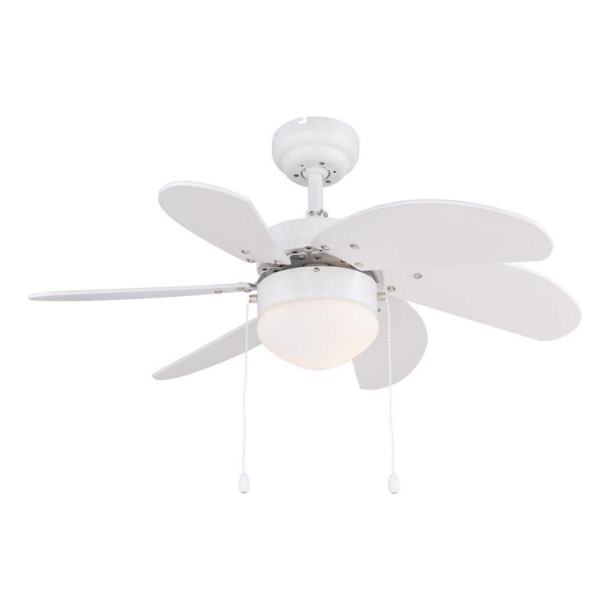 ZEVENTI - Stropni ventilator FAMARA 1xE14/60W/230V bijela