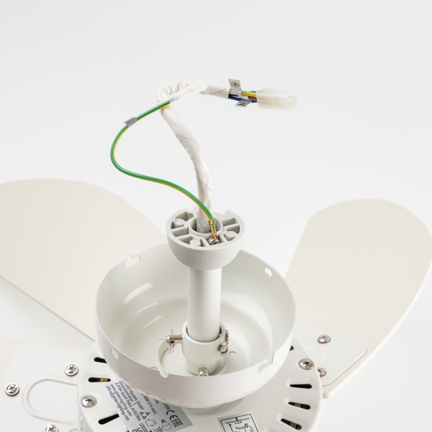 ZEVENTI - Stropni ventilator FAMARA 1xE14/60W/230V bijela