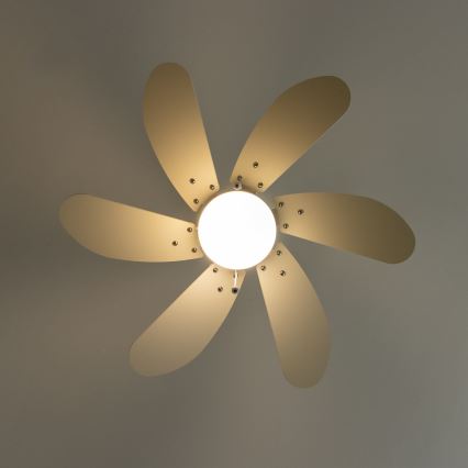 ZEVENTI - Stropni ventilator FAMARA 1xE14/60W/230V bijela