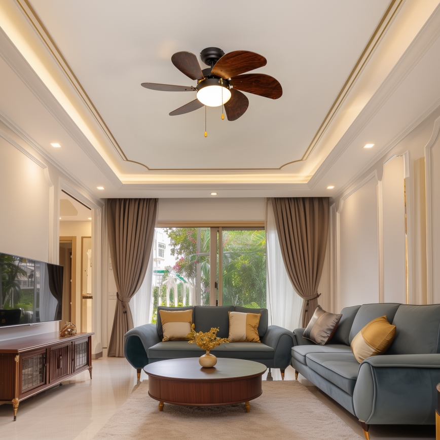 ZEVENTI - Stropni ventilator FAMARA 1xE14/60W/230V