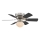 ZEVENTI - Stropni ventilator GALDANA 1xE27/60W/230V siva/bijela