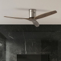 ZEVENTI - Stropni ventilator SPELLO Wi-Fi Tuya mat krom/hrast + daljinski upravljač