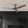 ZEVENTI - Stropni ventilator SPELLO Wi-Fi Tuya mat krom/hrast + daljinski upravljač
