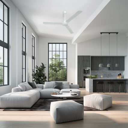 ZEVENTI - Stropni ventilator TOFINO bijela