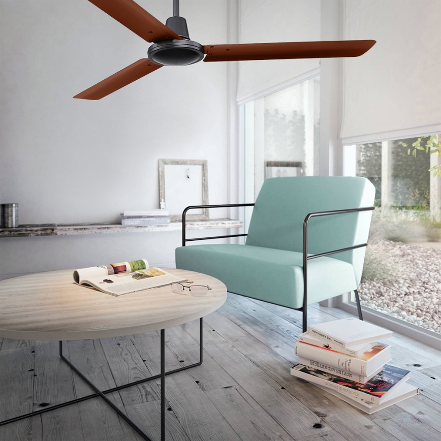 ZEVENTI - Stropni ventilator TOFINO smeđa