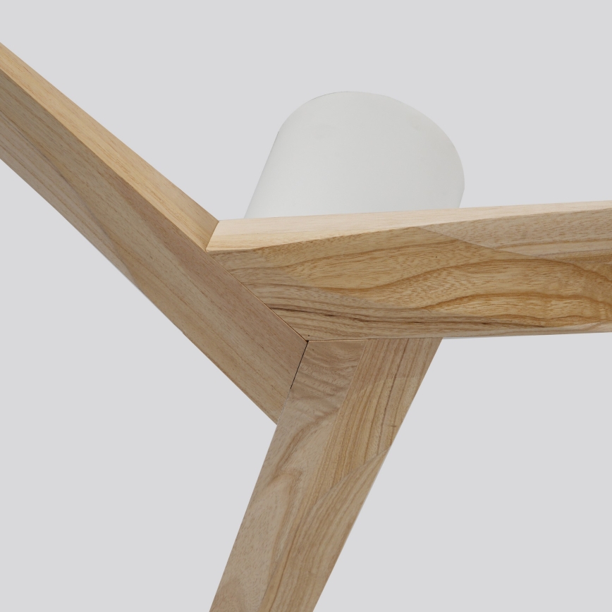 ZEVENTI - Stropni ventilator VELLON Wi-Fi Tuya bijela/paulovnija + daljinsko upravljanje