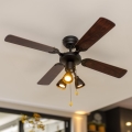 ZEVENTI - Stropni ventilator ZURRIOLA 3xGU10/50W/230V
