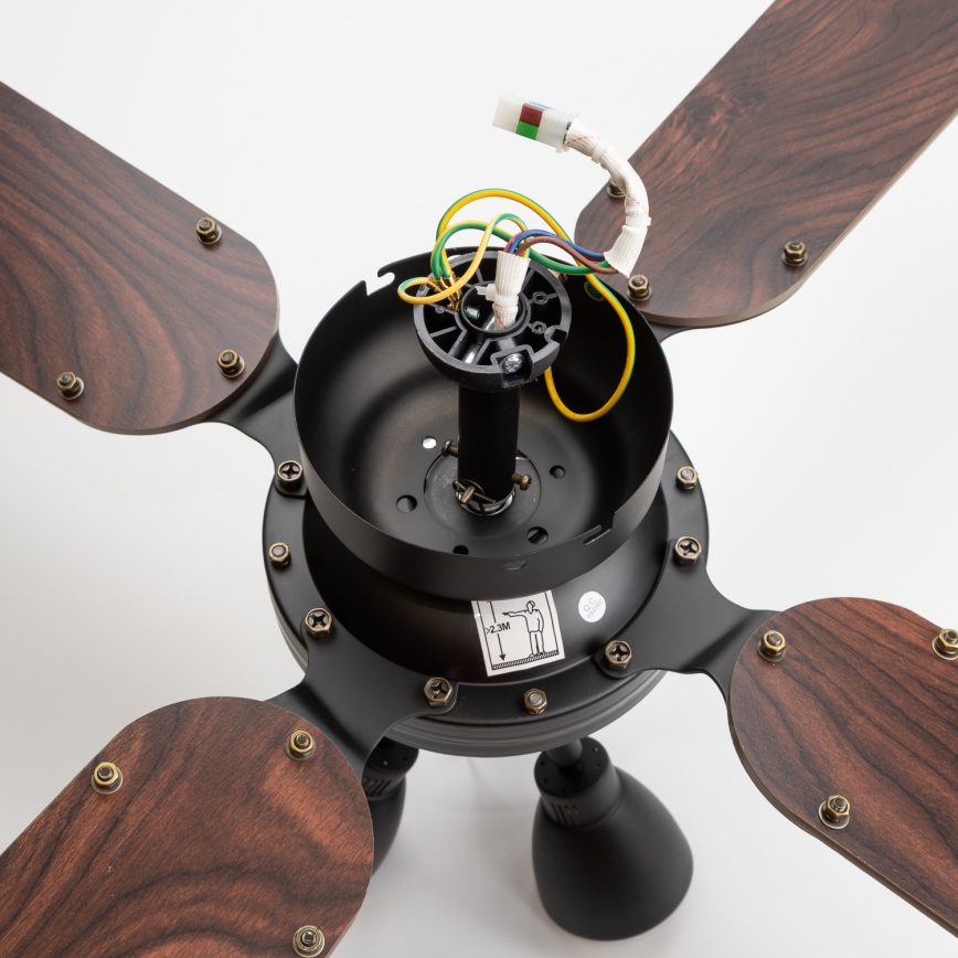 ZEVENTI - Stropni ventilator ZURRIOLA 3xGU10/50W/230V