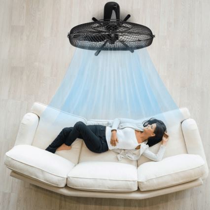 ZEVENTI - Ventilator na stalku 40 W/230 V, promjer 40 cm, crni