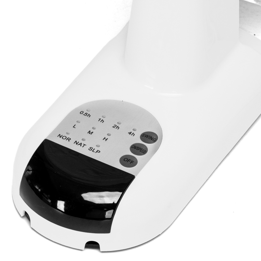 ZEVENTI - Zidni ventilator FANNY 45W/230V Ø 41 cm bijela + daljinski upravljač