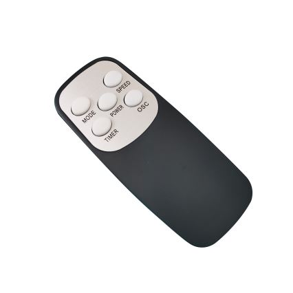 ZEVENTI - Zidni ventilator FANNY 50W/230V Ø 45 cm matirani krom + daljinski upravljač