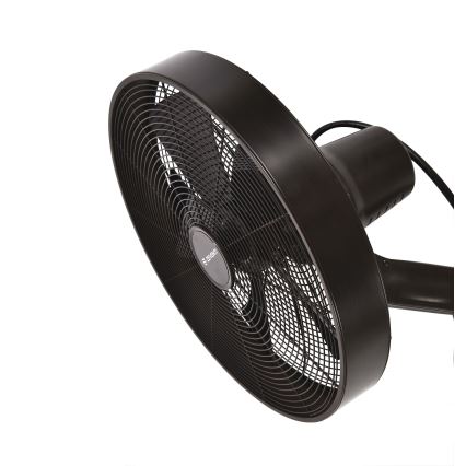 ZEVENTI - Zidni ventilator FREEZE 50W/230V pr. 40 cm crna/smeđa + daljinski upravljač