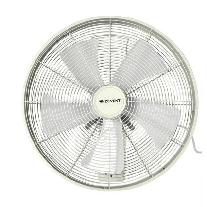 ZEVENTI - Zidni ventilator FREEZE 50W/230V pr. 40 cm bijela + daljinski upravljač