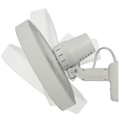 ZEVENTI - Zidni ventilator FREEZE 50W/230V pr. 40 cm bijela + daljinski upravljač