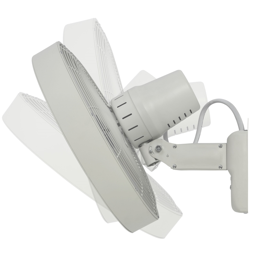 ZEVENTI - Zidni ventilator FREEZE 50W/230V pr. 40 cm bijela + daljinski upravljač
