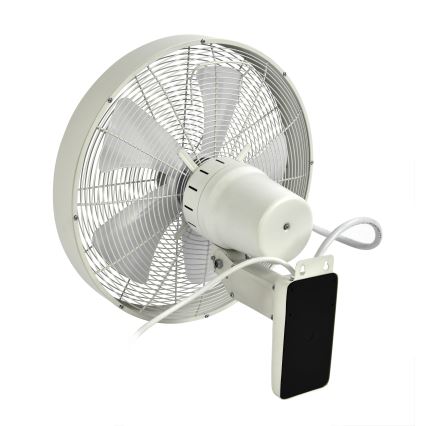 ZEVENTI - Zidni ventilator FREEZE 50W/230V pr. 40 cm bijela + daljinski upravljač