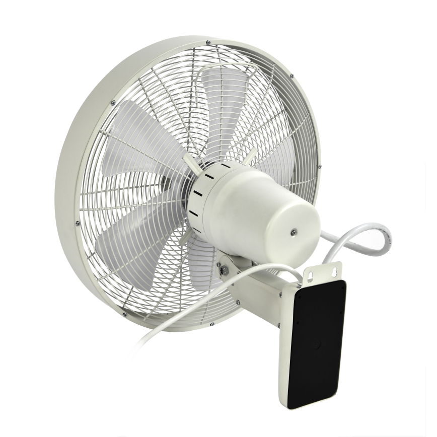 ZEVENTI - Zidni ventilator FREEZE 50W/230V pr. 40 cm bijela + daljinski upravljač