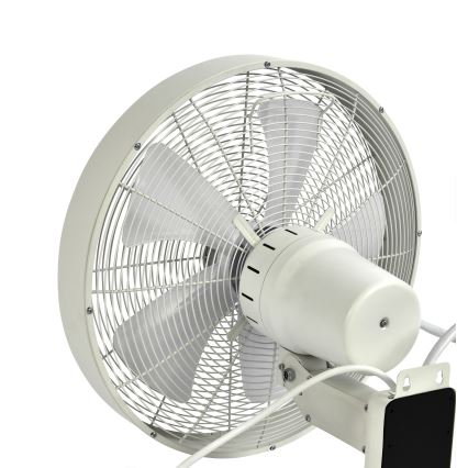 ZEVENTI - Zidni ventilator FREEZE 50W/230V pr. 40 cm bijela + daljinski upravljač
