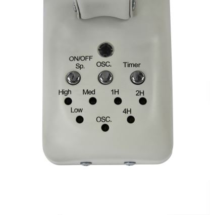 ZEVENTI - Zidni ventilator FREEZE 50W/230V pr. 40 cm bijela + daljinski upravljač