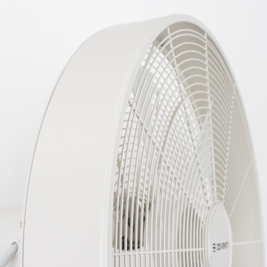 ZEVENTI - Zidni ventilator FREEZE 50W/230V promjera 40 cm bijeli + daljinski upravljač
