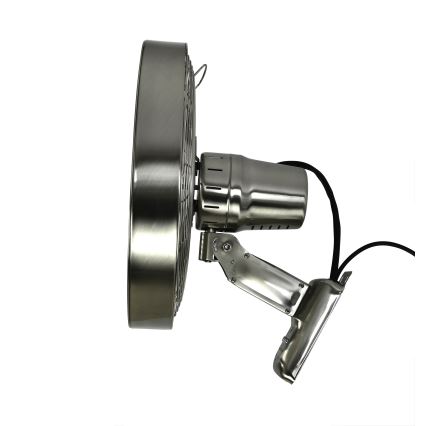 ZEVENTI - Zidni ventilator FREEZE 50W/230V pr. 40 cm mat krom + daljinski upravljač