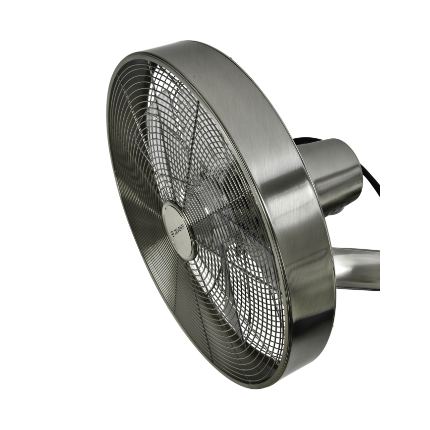 ZEVENTI - Zidni ventilator FREEZE 50W/230V pr. 40 cm mat krom + daljinski upravljač
