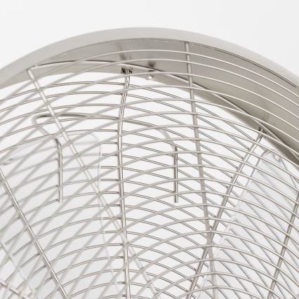 ZEVENTI - Zidni ventilator FREEZE 50W/230V pr. 40 cm mat krom + daljinski upravljač