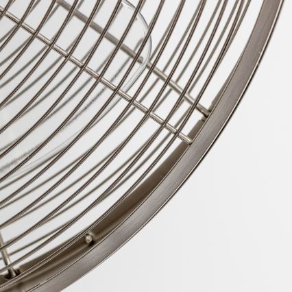 ZEVENTI - Zidni ventilator FREEZE 50W/230V promjera 40 cm mat krom + daljinski upravljač
