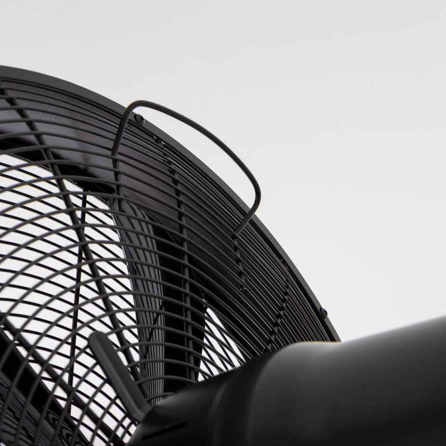 ZEVENTI - Zidni ventilator FREEZE 50W/230V promjera 40 cm crni + daljinski upravljač