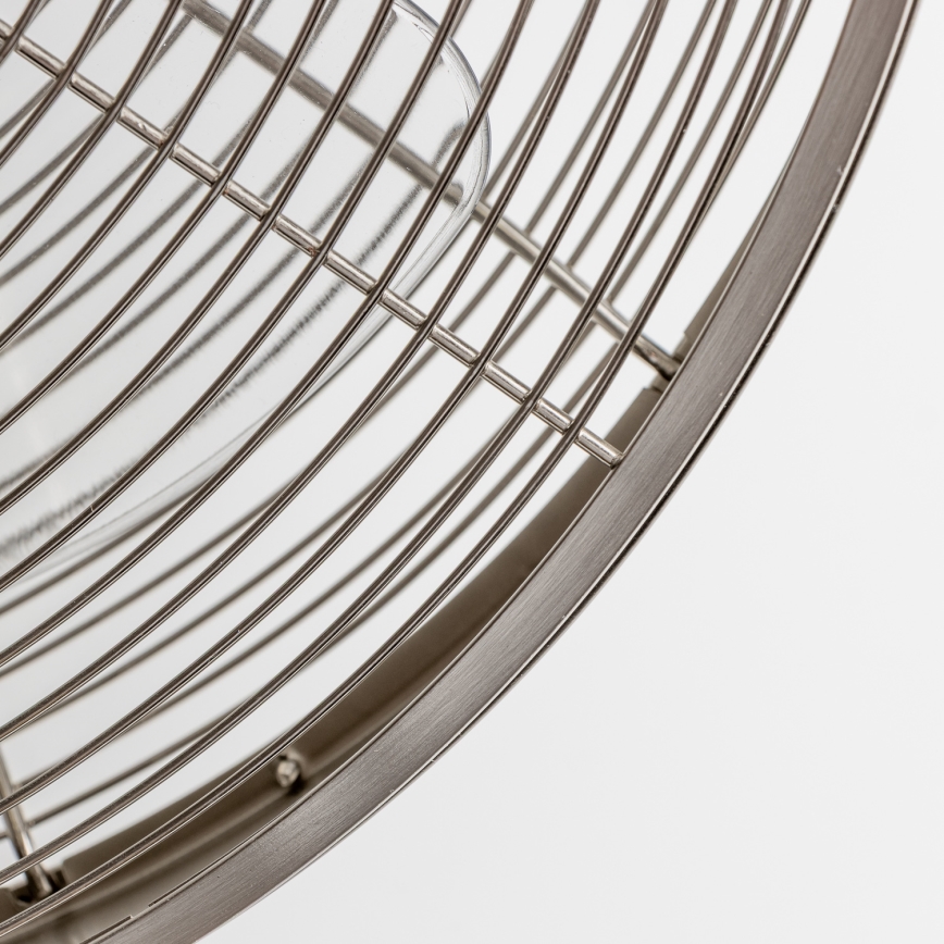 ZEVENTI - Zidni ventilator FREEZE 50W/230V Ø 45 cm matni krom + daljinski upravljač