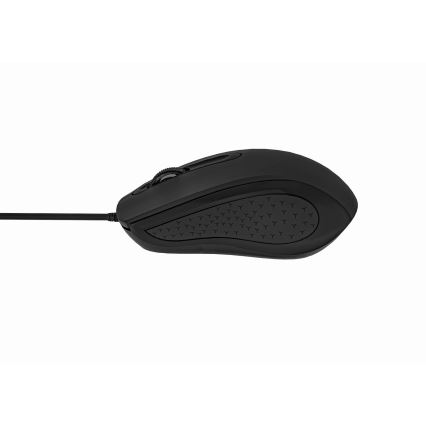 Žičani miš 1200 DPI USB-C crna