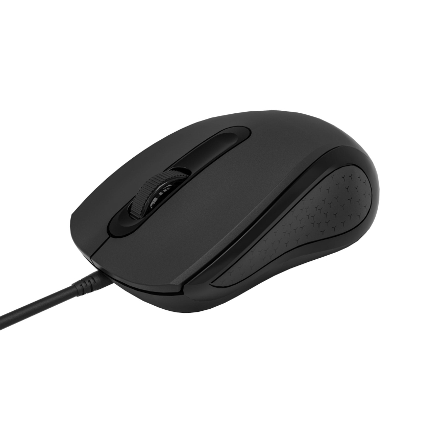 Žičani miš 1200 DPI USB-C crna