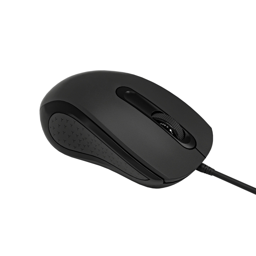 Žičani miš 1200 DPI USB-C crna