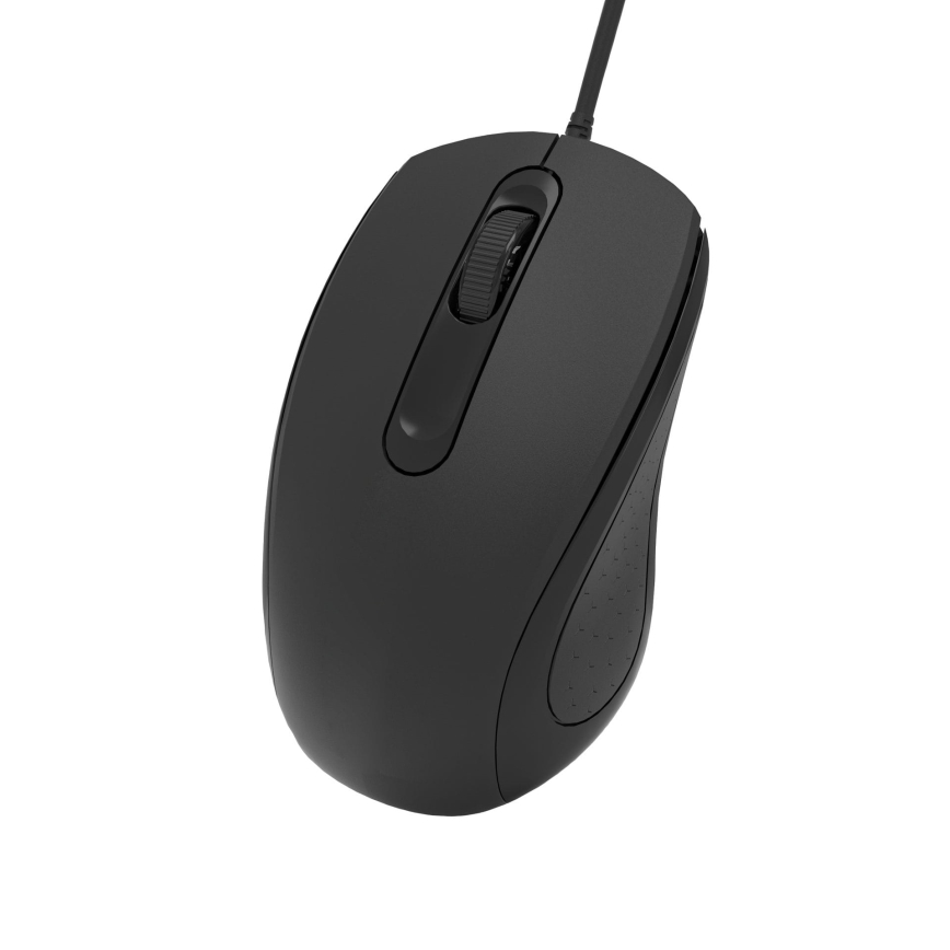 Žičani miš 1200 DPI USB-C crna