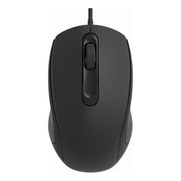 Žičani miš 1200 DPI USB-C crne boje