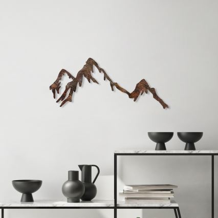 Zidna dekoracija 45x70 cm planine metal